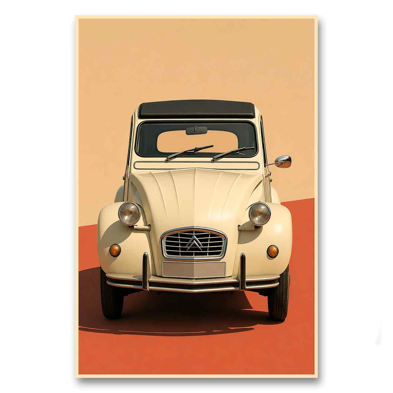 Juliste autot Citroen 2CV LÖ 40×60 50×75-5a