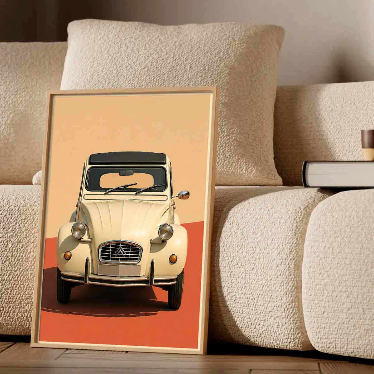 Juliste autot Citroen 2CV LÖ 40×60 50×75-5aaa