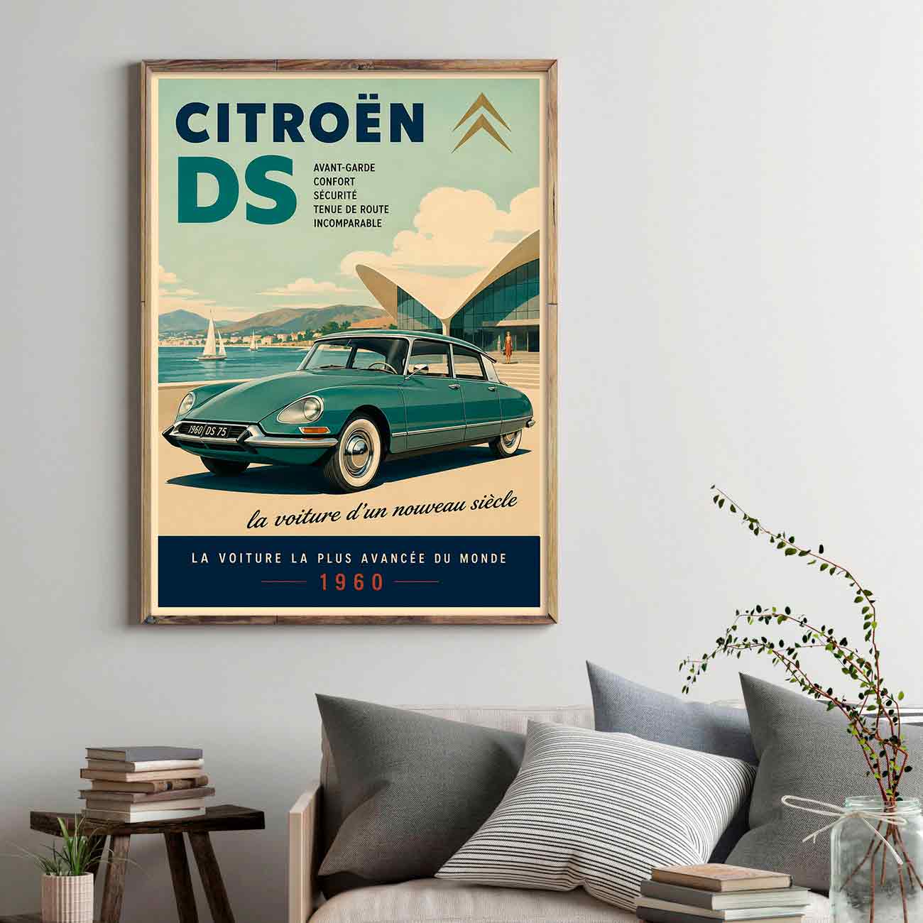 Juliste autot Citroen DS LÖ 40×55 50×70-1aaa