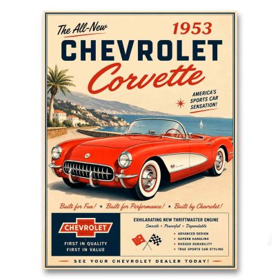 Juliste Chevrolet Corvette - America´s Sports Car Sensation