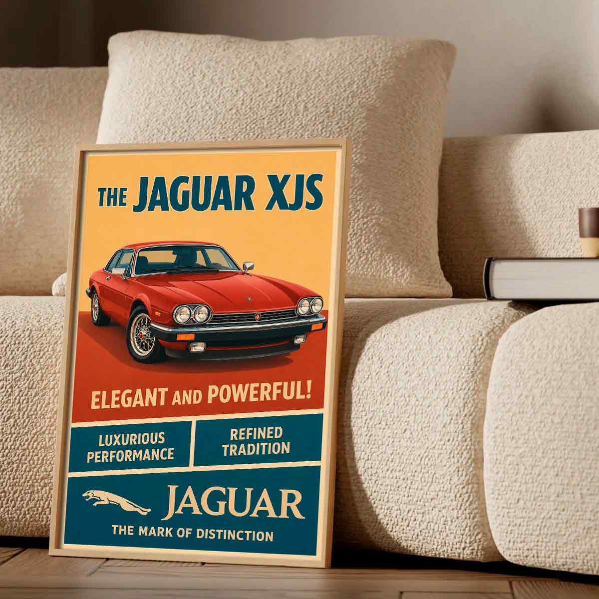 Juliste autot Jaguar XJS LÖ 40×60 50×75-5aa