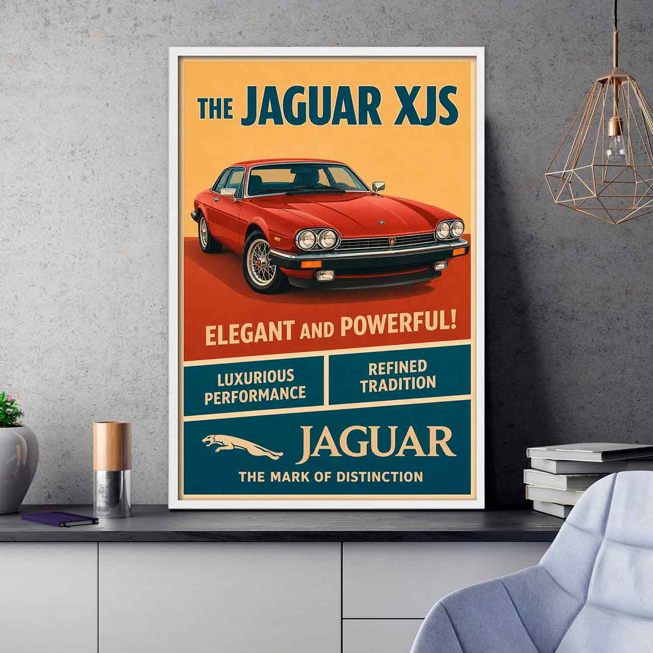 Juliste autot Jaguar XJS LÖ 40×60 50×75-5aaa