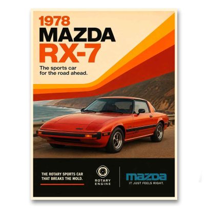 Juliste Mazda RX-7 1978