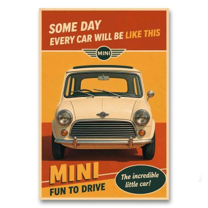 Juliste Mini - Fun to Drive