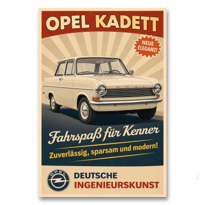 Juliste Opel Kadett - Neue Eleganz