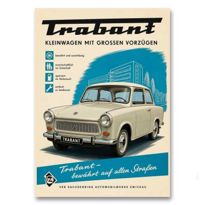 Juliste Trabant - Kleinwagen Mit Grossen Vorzügen