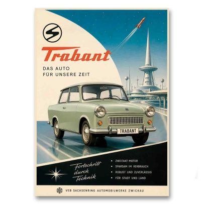 Juliste Trabant - Das Auto Für Unsere Zeit