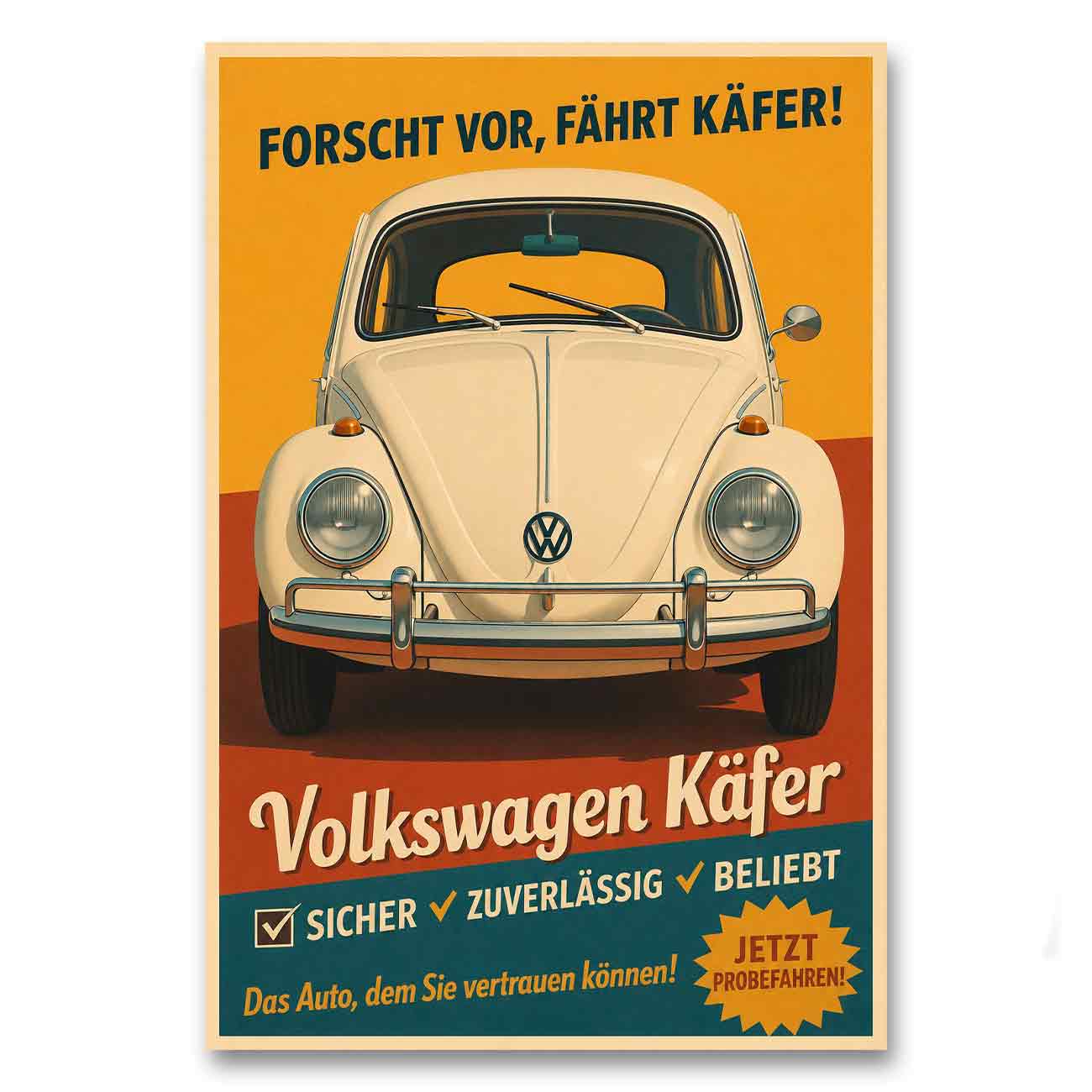 Juliste autot VW Kupla LÖ 40×60 50×75-2a