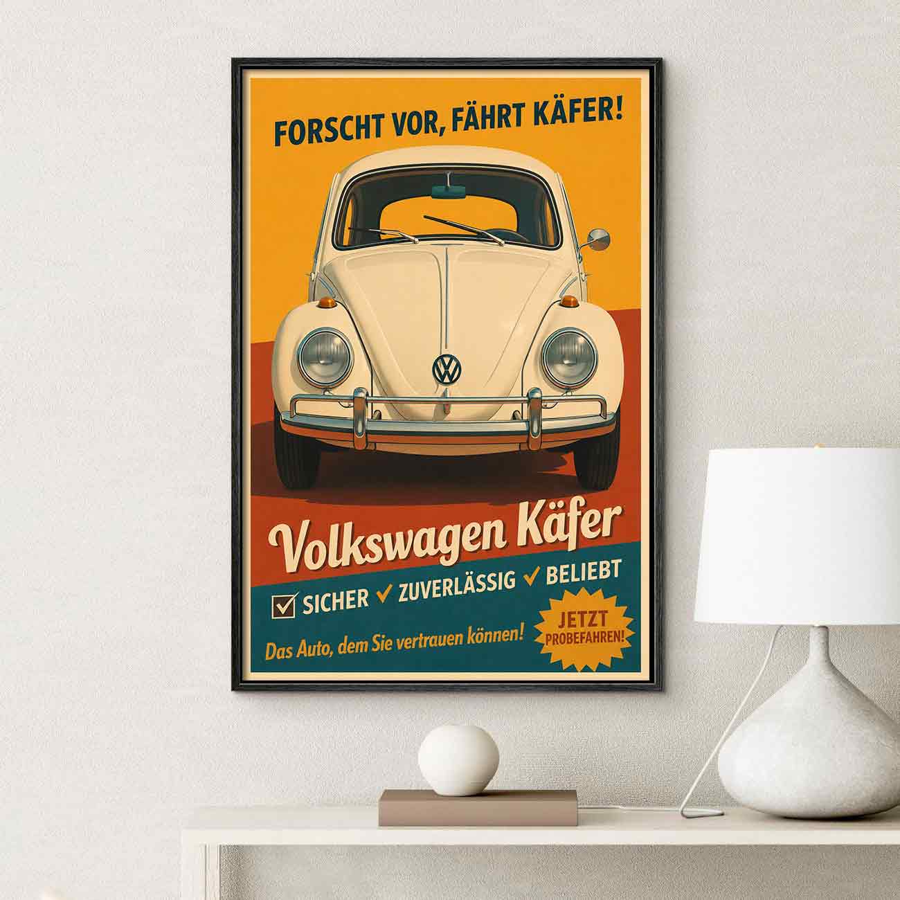 Juliste autot VW Kupla LÖ 40×60 50×75-2aa