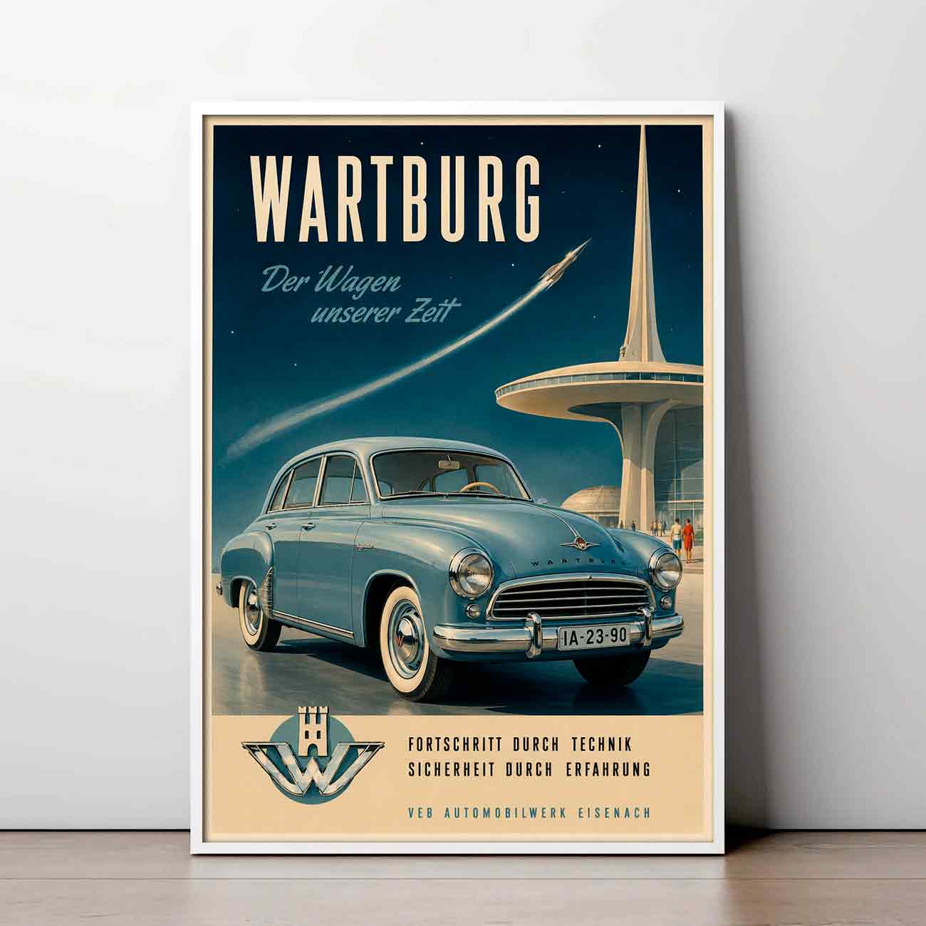 Juliste autot Wartburg LÖ 40×55 50x70aaaa