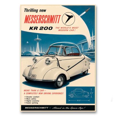Juliste Thrilling New Messerschmitt KR 200