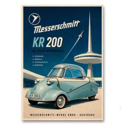 Juliste Messerschmitt KR 200 - Die Kleine Wunderkugel
