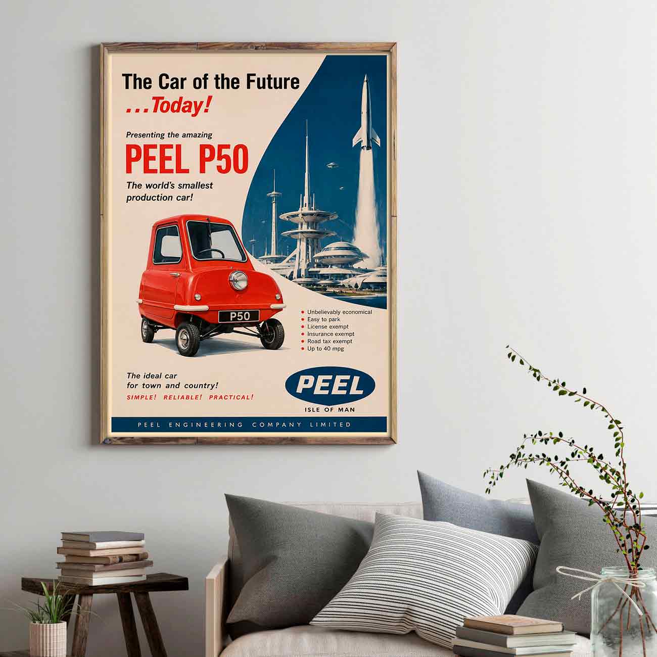 Juliste autot peel LÖ 40×55 50×70-2aaa