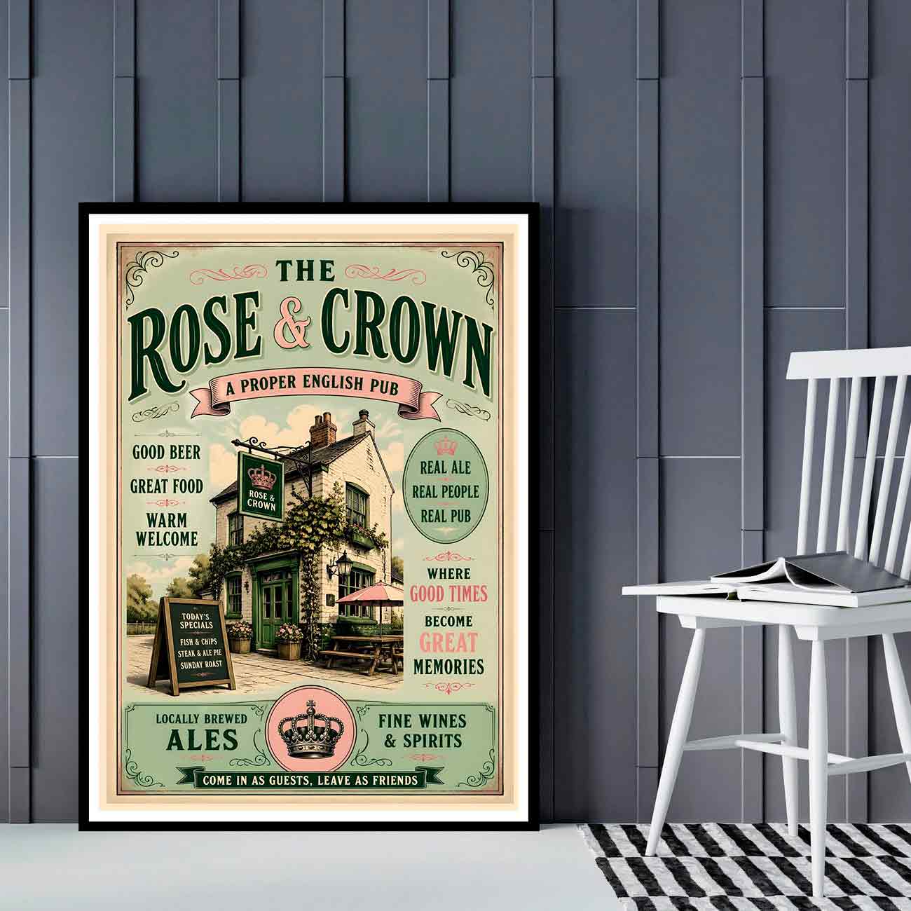 Juliste englantilainen pub LÖ 50×70 70x100aaaaa