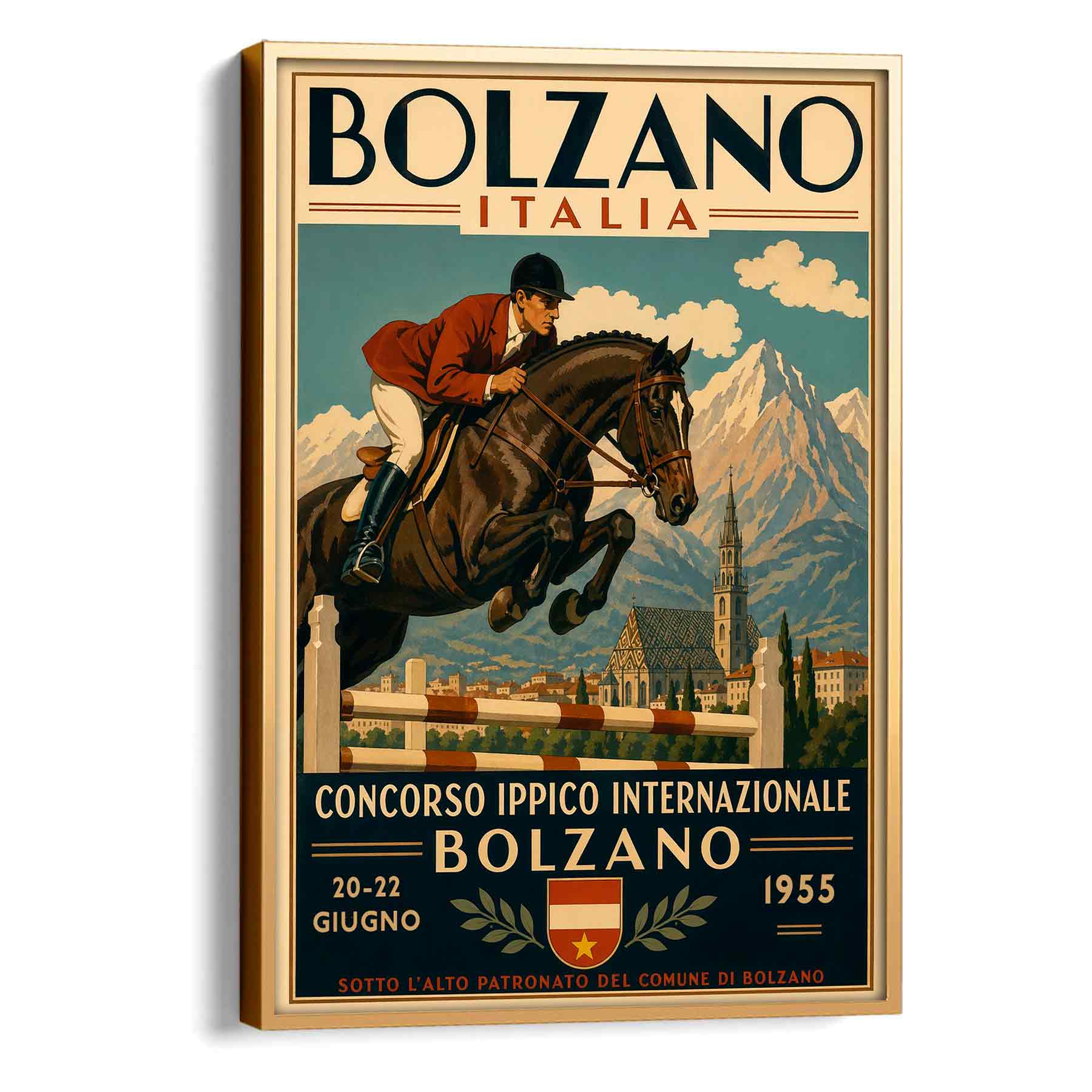 Juliste esteratsastus bolzano LÖ 60×80 75×100-3