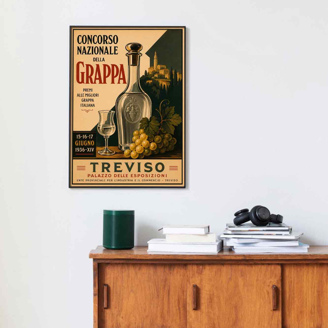 Juliste juomat Italia Grappa Concorso 1 LÖ 50×70 70x100aaa