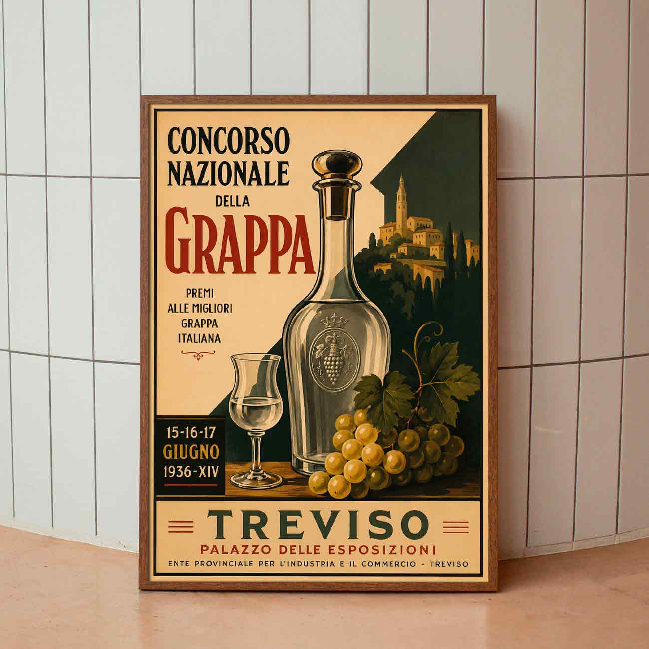 Juliste juomat Italia Grappa Concorso 1 LÖ 50×70 70x100aaaa