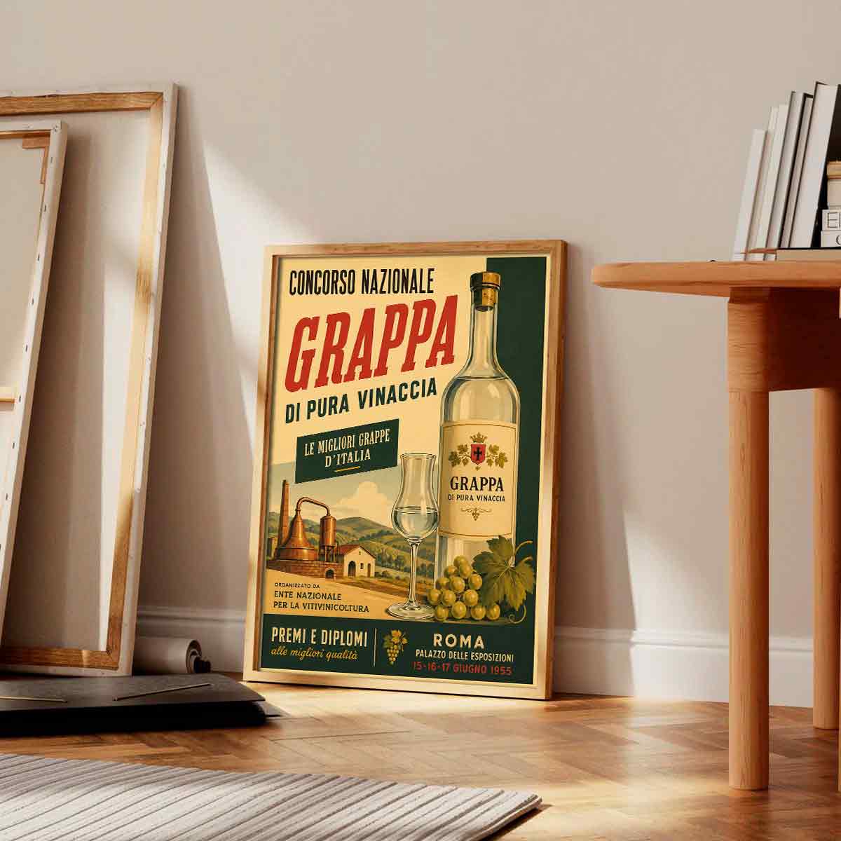 Juliste juomat Italia Grappa Concorso 3 LÖ 50×70 70x100aaaa