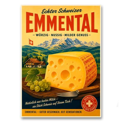 Juliste Echter Schweizer Emmental