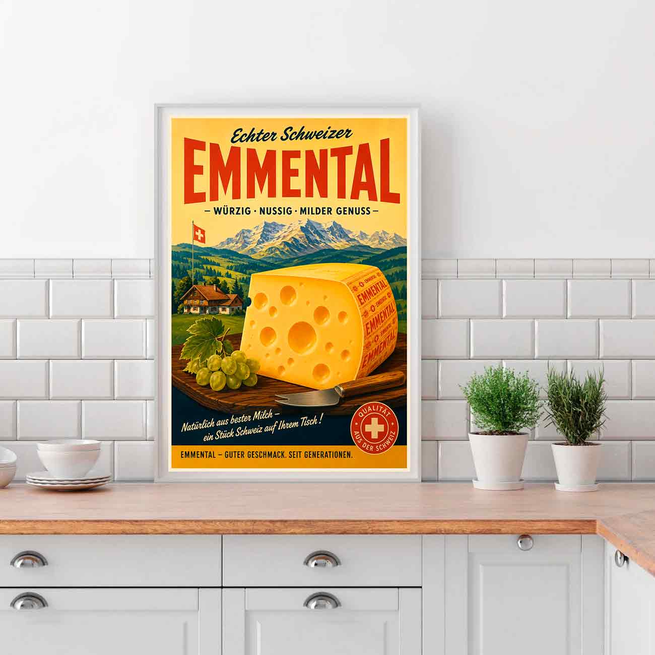 Juliste juustot Emmental LÖ 40×55 50x70aaa