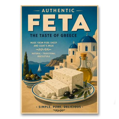 Juliste Feta - The Taste of Greece