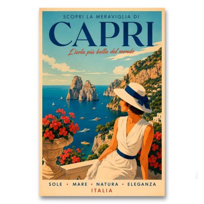 Juliste Capri - L ´Isola piú bella del mondo