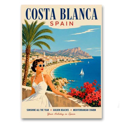 Juliste Costa Blanca - Your Holiday in Spain