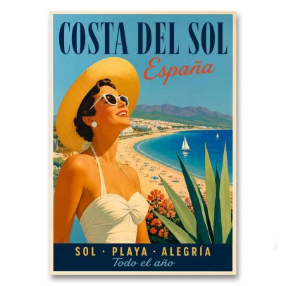 Juliste Costa del Sol - España