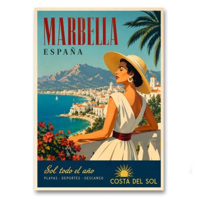 Juliste Marbella - Sol todo el año