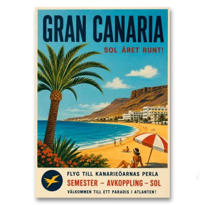 Juliste Gran Canaria - Sol året runt