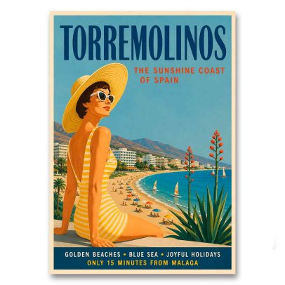 Juliste Torremolinos - The Sunshine Coast of Spain