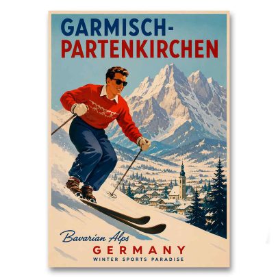 Juliste Garmisch-Partenkirchen - Bavarian Alps