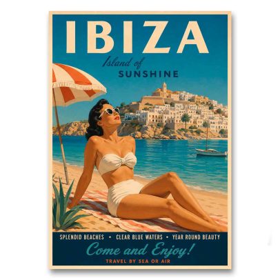 Juliste Ibiza - Island of Sunshine