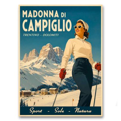 Juliste Madonna di Campiglio - Trentino Dolomiti