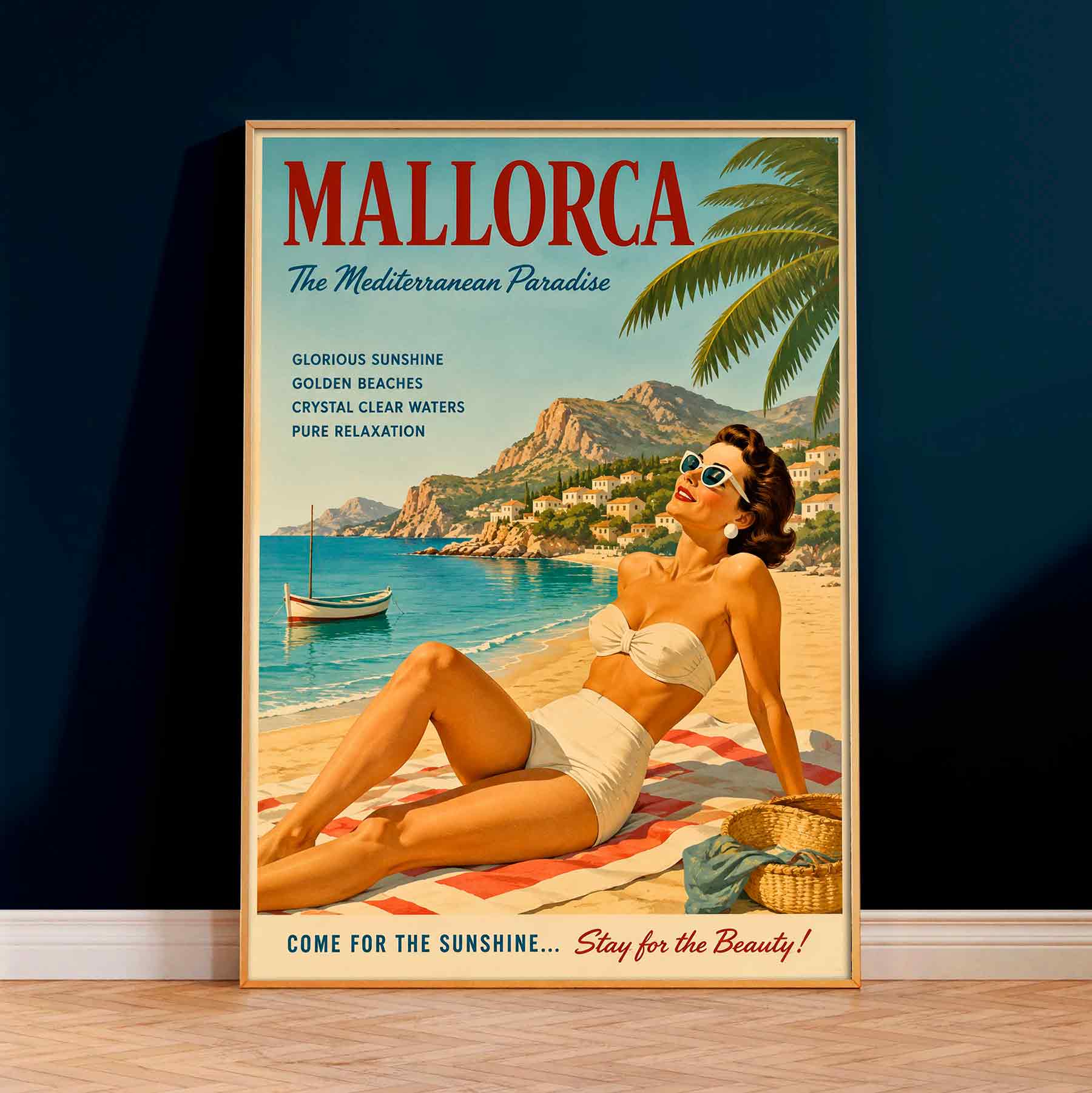 Juliste matkailu Mallorca LÖ 40×55 50×70-2aaa