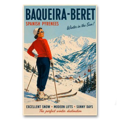 Juliste Baqueira-Beret - Winter in the Sun