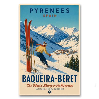 Juliste Baqueira-Beret - Finest Skiing in the Pyrenees