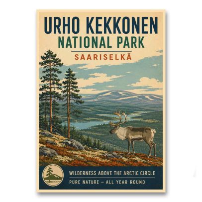 Juliste UKK National Park - Wilderness Above the Arctic Circle