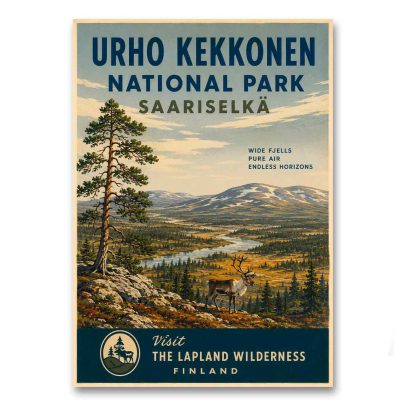 Juliste UKK National Park - Visit the Lapland Wilderness