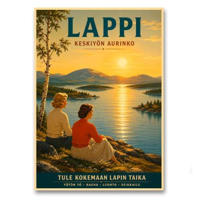 Juliste Lappi - Tule kokemaan Lapin taika