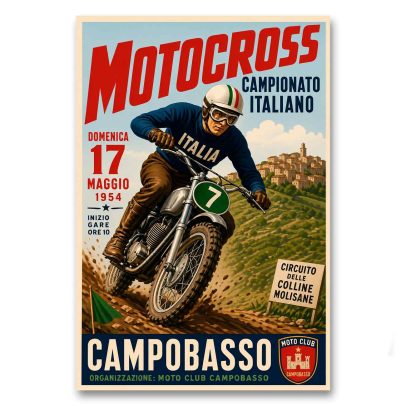 Juliste Motocross Campionato Italiano
