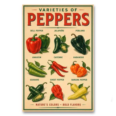 Juliste Varieties of Peppers