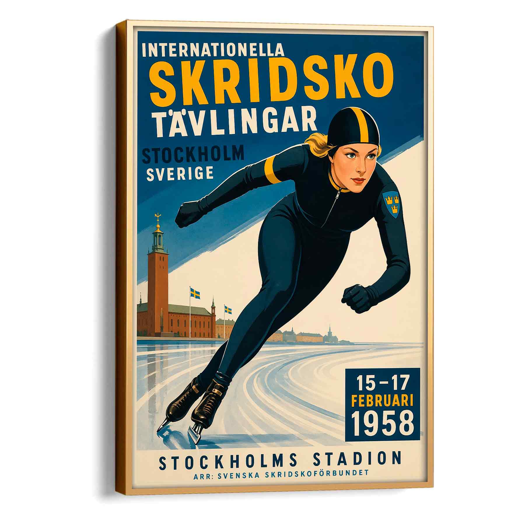 Juliste pikaluistelu LÖ 40×55 50×70-3