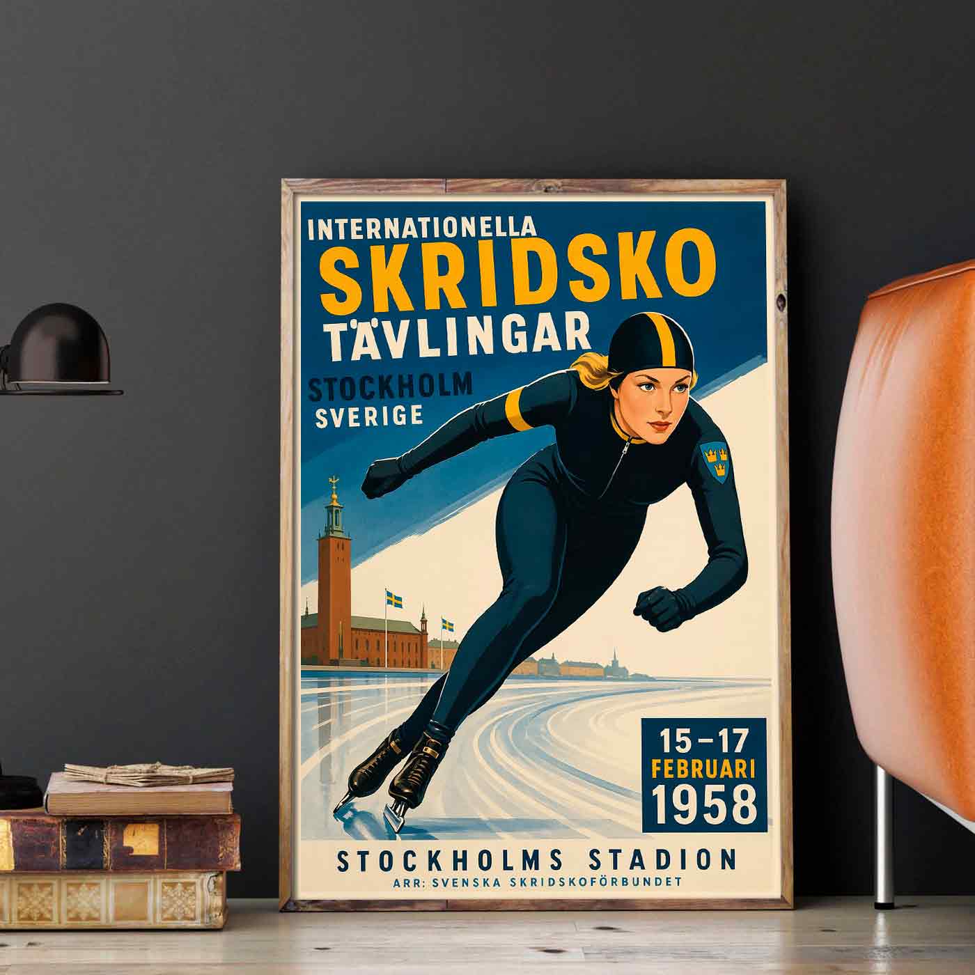 Juliste pikaluistelu LÖ 40×55 50×70-5