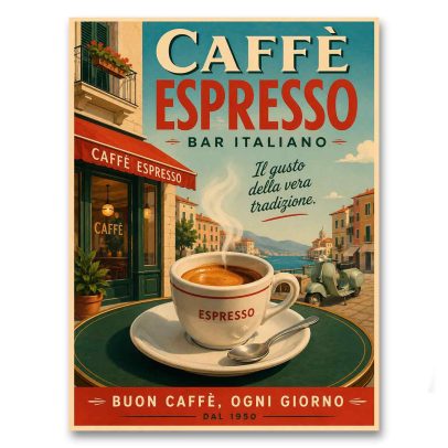 Juliste Caffè Espresso - Bar Italiano