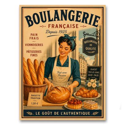 Juliste Boulangerie Francaise