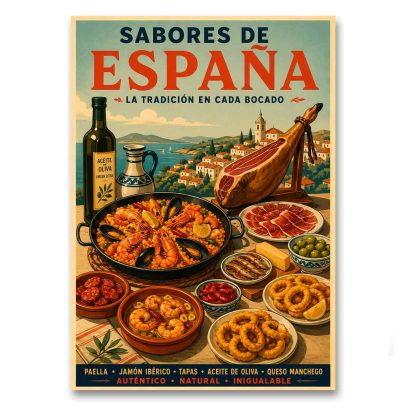 Juliste Sabores de España