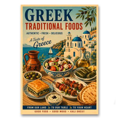 Juliste Greek Traditional Foods