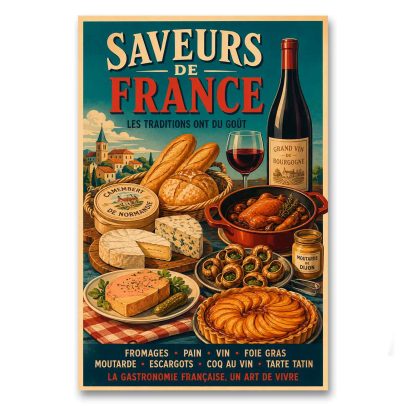 Juliste Saveurs de France