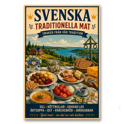 Juliste Svenska Traditionella Mat